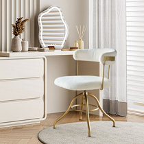 Bathroom vanity chair on sale with back